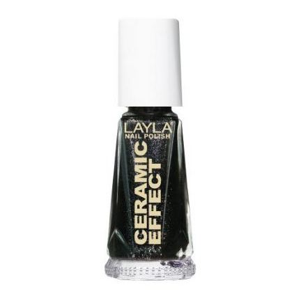 Layla Ceramic Effect Nail Polish Black Star 026 Layla Ceramic Effect Nail Polish Black Star 026