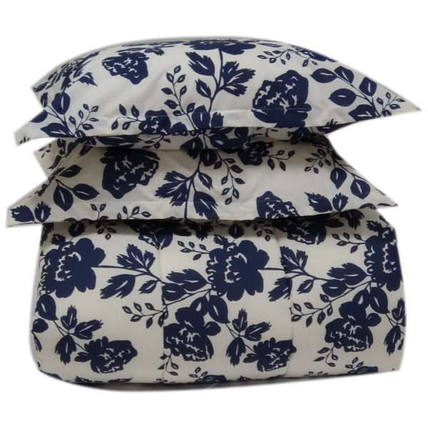 AIWA AI-747-4/144TC Single Comforter Set 160x240cm Polycotton Print DarkBlue AIWA AI-747-4/144TC Single Comforter Set 160x240cm Polycotton Print DarkBlue