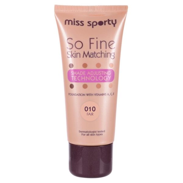 Miss Sporty So Fine 010 Fair 3607349736668 Foundation Miss Sporty So Fine 010 Fair 3607349736668 Foundation
