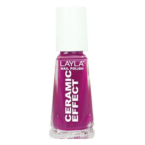 Layla Ceramic Effect Nail Polish Mrs Plum 098 Layla Ceramic Effect Nail Polish Mrs Plum 098