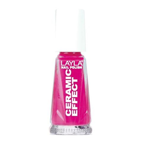 Layla Ceramic Effect Nail Polish Flirty Fucsia 009 Layla Ceramic Effect Nail Polish Flirty Fucsia 009