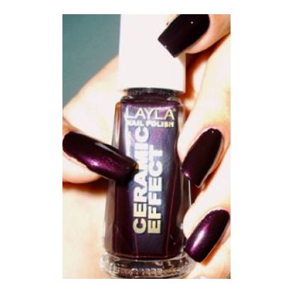 Layla Ceramic Effect Nail Polish Cabernet 015 Layla Ceramic Effect Nail Polish Cabernet 015