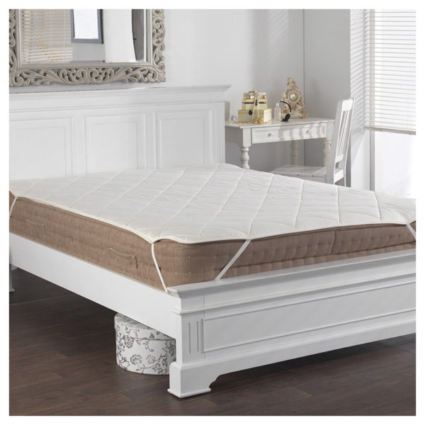 Kingtex Mattress Protector Quilted Single 90x190cm White Kingtex Mattress Protector Quilted Single 90x190cm White