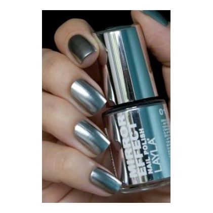Layla Mirror effect Nail Polish Metal Chrome 001 Layla Mirror effect Nail Polish Metal Chrome 001