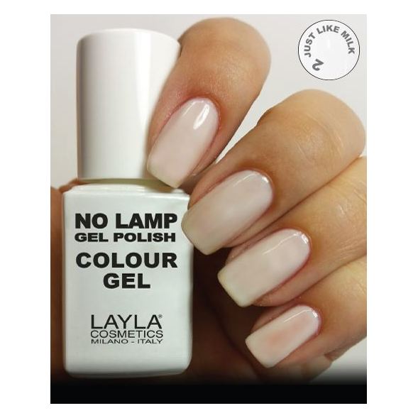 Layla No Lamp Gel Nail Polish Just Like Milky 002 Layla No Lamp Gel Nail Polish Just Like Milky 002