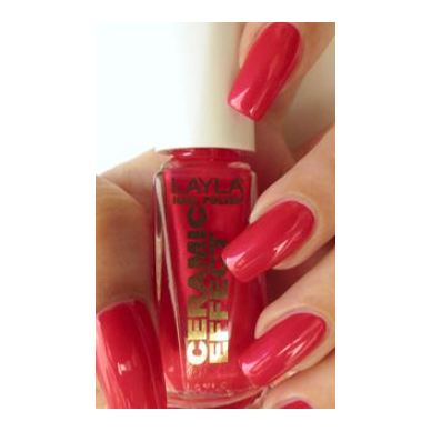 Layla Ceramic Effect Nail Polish Canadian Red 094 Layla Ceramic Effect Nail Polish Canadian Red 094