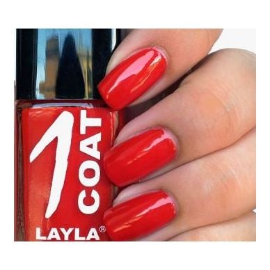Layla 1 Coat Nail Polish Red Explosion 006 Layla 1 Coat Nail Polish Red Explosion 006