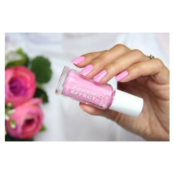 Layla Ceramic Effect Nail Polish Sensual Pink 021 Layla Ceramic Effect Nail Polish Sensual Pink 021