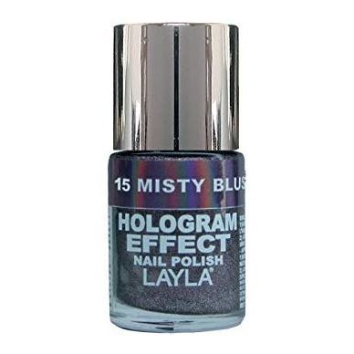 Layla Hologram effect Nail Polish Misty Blush 015 Layla Hologram effect Nail Polish Misty Blush 015