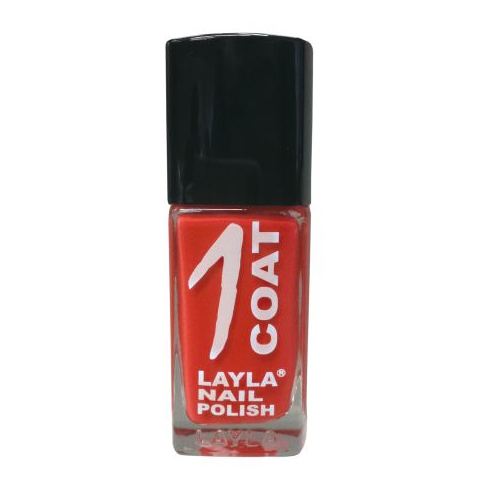 Layla 1 Coat Nail Polish Orange Chic 005 Layla 1 Coat Nail Polish Orange Chic 005
