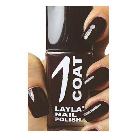 Layla 1 Coat Nail Polish Lady Brown 011 Layla 1 Coat Nail Polish Lady Brown 011