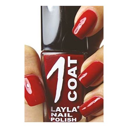 Layla 1 Coat Nail Polish Miss Red 007 Layla 1 Coat Nail Polish Miss Red 007