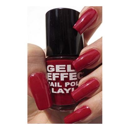 Layla Gel Effect Nail Polish Power Red 006 Layla Gel Effect Nail Polish Power Red 006