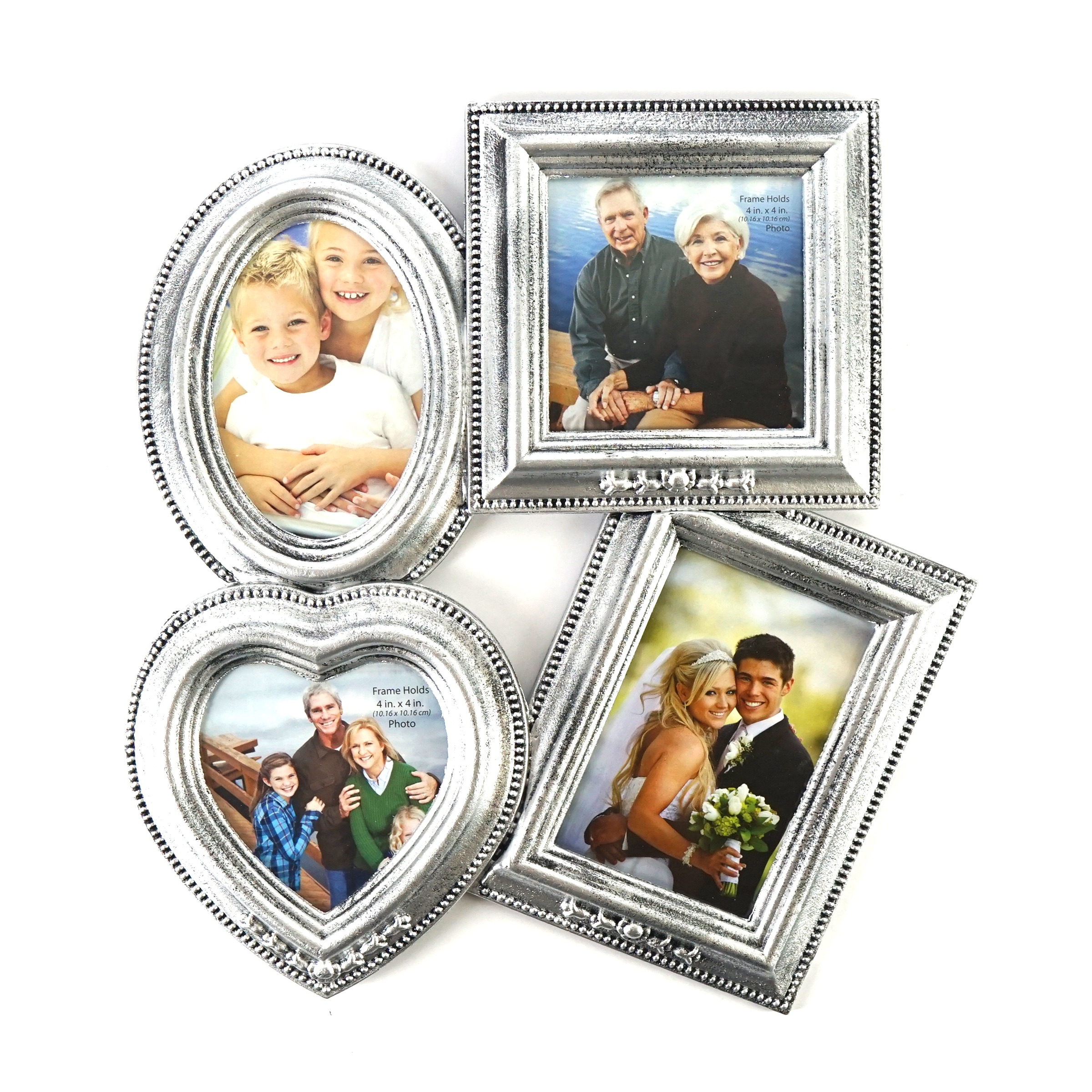 Rosso SDROSS9 Circular Heart Hanging Frame Dark Grey