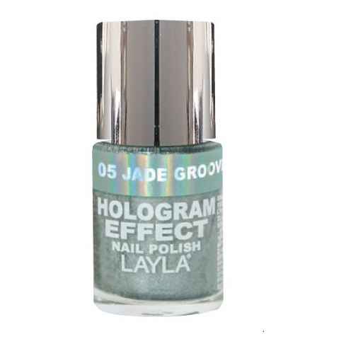 Layla Hologram effect Nail Polish Jade Groove 005 Layla Hologram effect Nail Polish Jade Groove 005