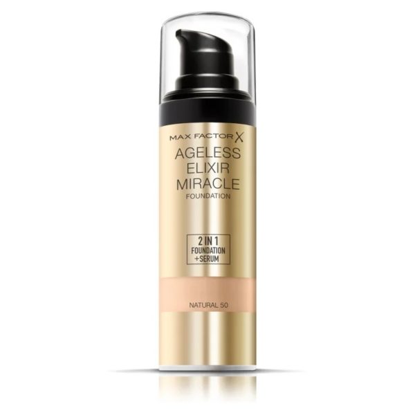 Max Factor Ageless Elixir Miracle Foundation Natural Max Factor Ageless Elixir Miracle Foundation Natural