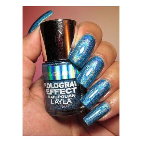 Layla Hologram effect Nail Polish Ocean Rush 007 Layla Hologram effect Nail Polish Ocean Rush 007
