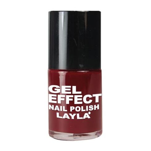 Layla Gel Effect Nail Polish Red & Rich 007 Layla Gel Effect Nail Polish Red & Rich 007