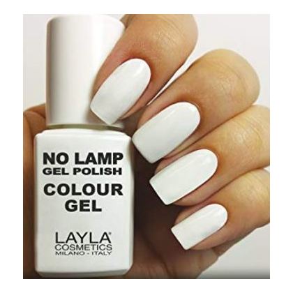 Layla No Lamp Gel Nail Polish Straight White 001 Layla No Lamp Gel Nail Polish Straight White 001
