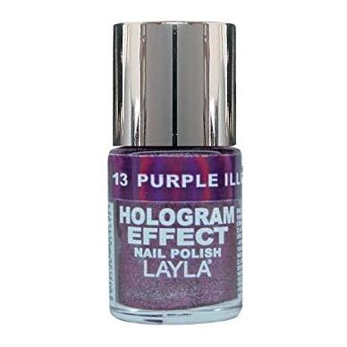 Layla Hologram effect Nail Polish Purple Illusion 013 Layla Hologram effect Nail Polish Purple Illusion 013