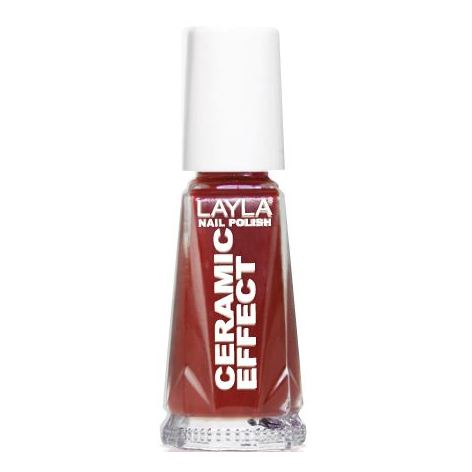Layla Ceramic Effect Nail Polish Red Passion 007 Layla Ceramic Effect Nail Polish Red Passion 007