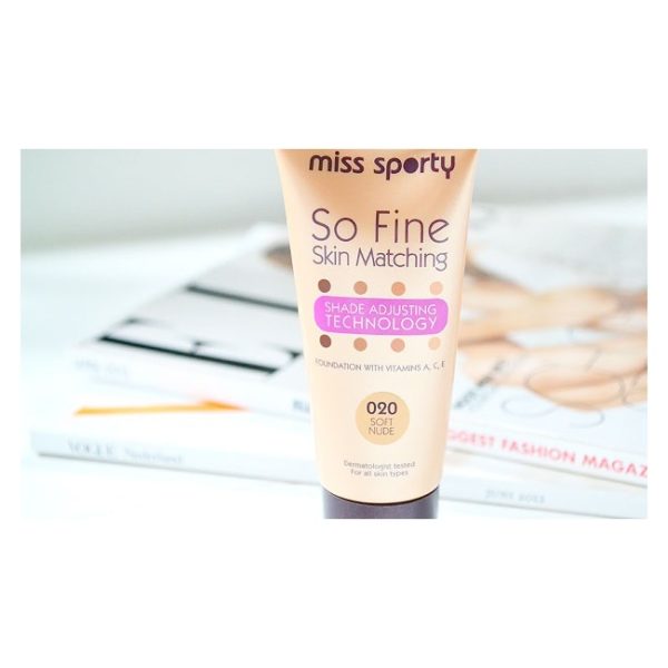 Miss Sporty So Fine 020 Soft Nude 3607349736675 Foundation Miss Sporty So Fine 020 Soft Nude 3607349736675 Foundation