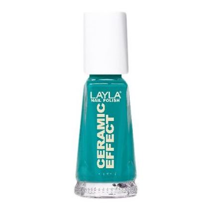 Layla Ceramic Effect Nail Polish Miami Green 042 Layla Ceramic Effect Nail Polish Miami Green 042