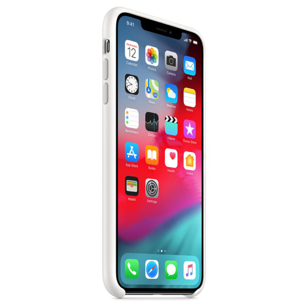 Apple Silicone Case White For iPhone XS Apple Silicone Case White For iPhone XS