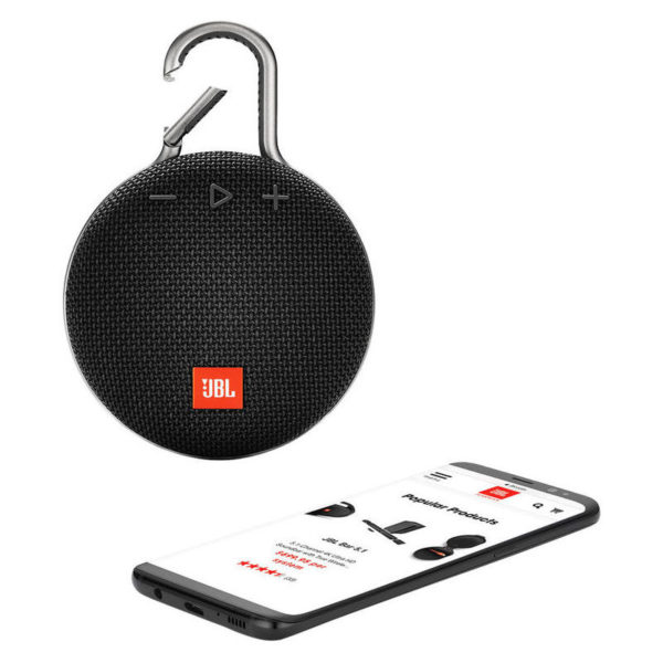 JBL CLIP 3 Waterproof Portable Bluetooth Speaker Black JBL CLIP 3 Waterproof Portable Bluetooth Speaker Black