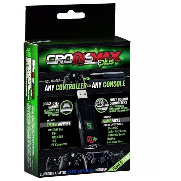 Cronos Max Plus Crossover Gaming Adapter Black For PS4/PS3/Xbox One/Xbox 360/Windows PC Cronos Max Plus Crossover Gaming Adapter Black For PS4/PS3/Xbox One/Xbox 360/Windows PC