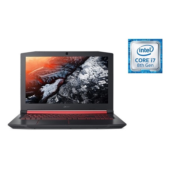 Acer Nitro 5 Gaming Laptop - Core i7 2.2GHz 16GB 1TB+256GB 6GB Win10 15.6inch FHD Black Acer Nitro 5 Gaming Laptop - Core i7 2.2GHz 16GB 1TB+256GB 6GB Win10 15.6inch FHD Black