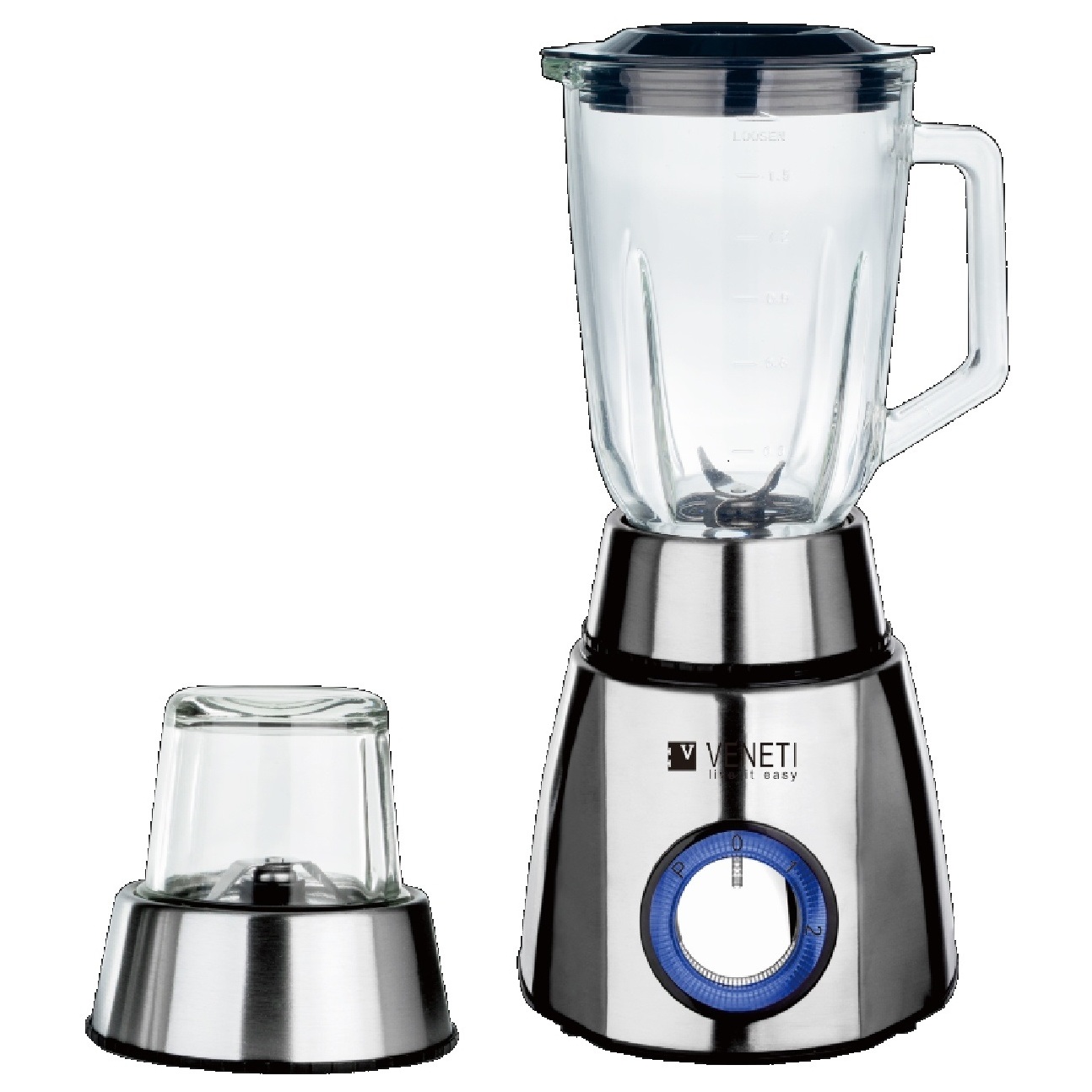 Veneti 2 In 1 Blender VI08BL