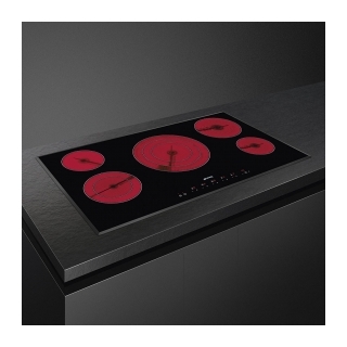 SMEG 5 Ceramic Built In Hobs SE395ETB SMEG 5 Ceramic Built In Hobs SE395ETB