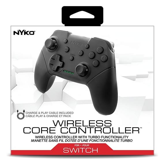 Nyko Wireless Core Controller Black For Nintendo Switch Nyko Wireless Core Controller Black For Nintendo Switch
