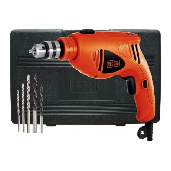 Black & Decker 500W Variable Speed Hammer Drill HD5010VA5-B5 Black & Decker 500W Variable Speed Hammer Drill HD5010VA5-B5
