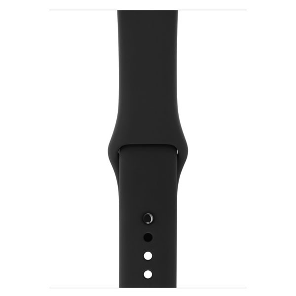 Apple Watch Series 3 GPS + Cellular 38mm Space Grey Aluminium Case With Black Sport Band Apple Watch Series 3 GPS + Cellular 38mm Space Grey Aluminium Case With Black Sport Band