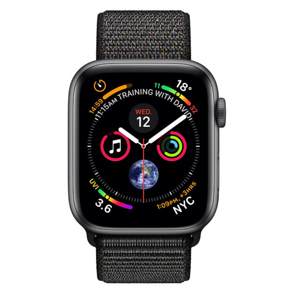 Apple Watch Series 4 GPS 44mm Speace Grey Aluminium Case With Black Sport Loop Apple Watch Series 4 GPS 44mm Speace Grey Aluminium Case With Black Sport Loop