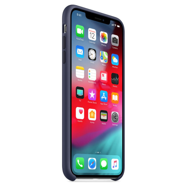 Apple Silicone Case Midnight Blue For iPhone XS Apple Silicone Case Midnight Blue For iPhone XS