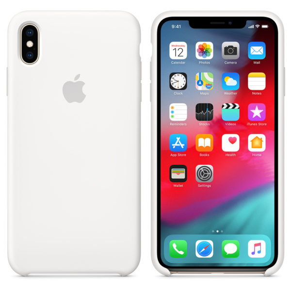 Apple Silicone Case White For iPhone XS Max Apple Silicone Case White For iPhone XS Max