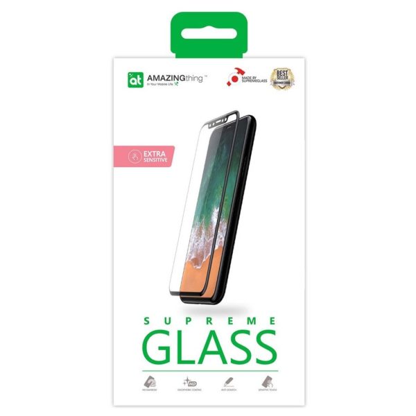 Amazing Thing Supreme Glass Screen Protector For iPhone Xs Max - Black Amazing Thing Supreme Glass Screen Protector For iPhone Xs Max - Black