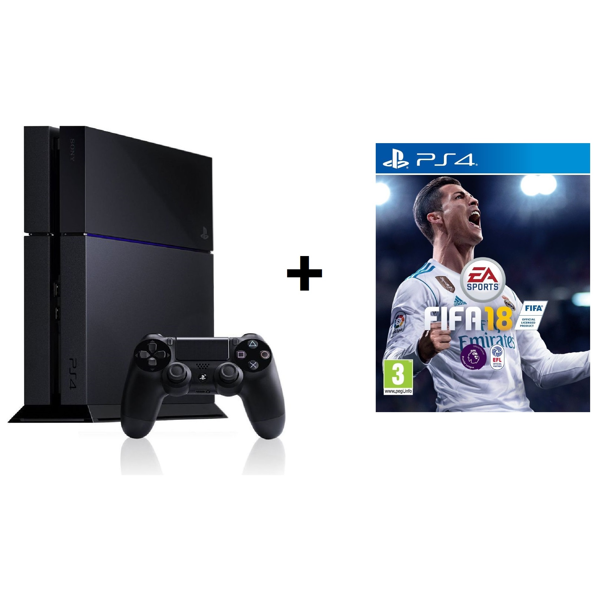 Sony Ps4 Console 500gb Black Fifa 18 Game | Desertcart INDIA