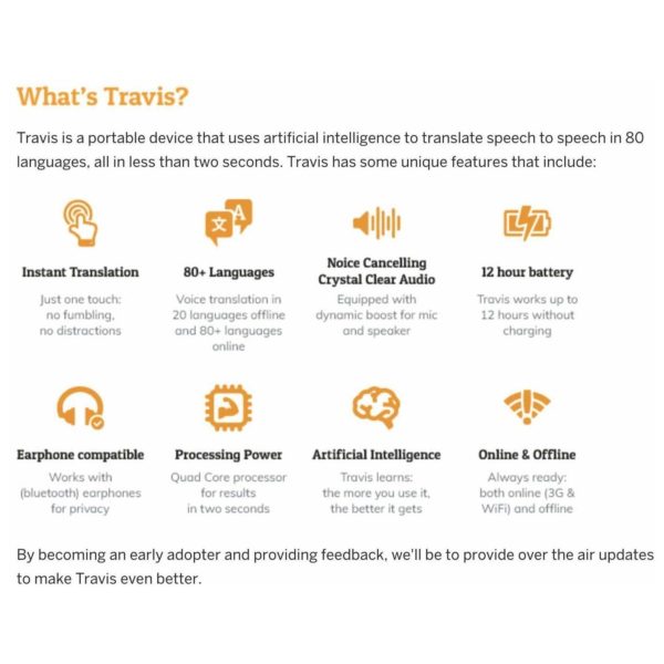 Travis The Translator Two Way Instant Digital Voice Translator 80 Languages For Learning Travis The Translator Two Way Instant Digital Voice Translator 80 Languages For Learning