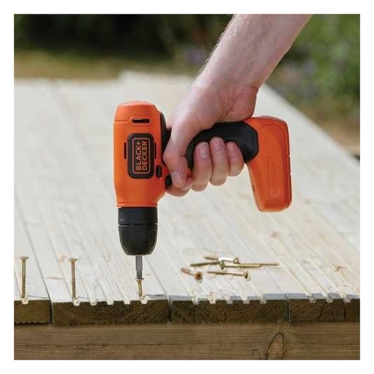 Black & Decker 7.2V Lithium-ion Compact Cordless Drill BDCD8-B5 Black & Decker 7.2V Lithium-ion Compact Cordless Drill BDCD8-B5