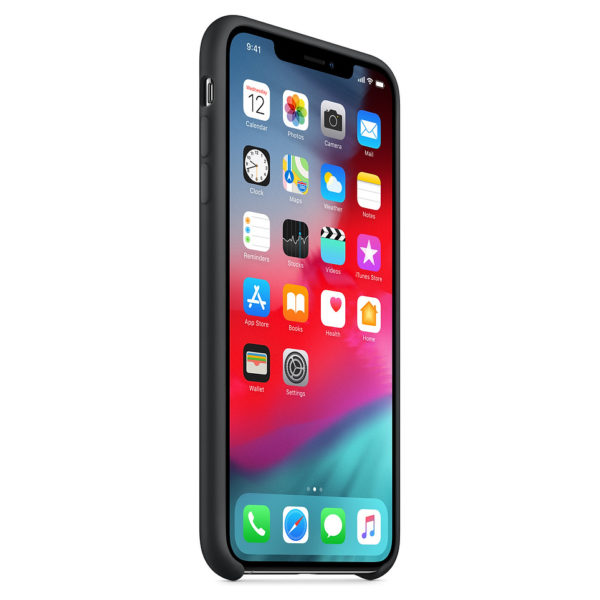 Apple Silicone Case Black For iPhone XS Apple Silicone Case Black For iPhone XS