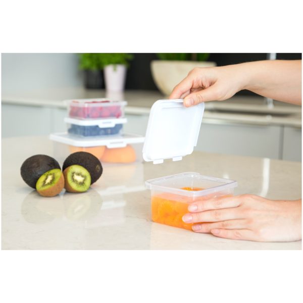 Wham Food Locker Square Clear/White 750ml Wham Food Locker Square Clear/White 750ml