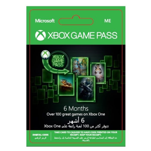 Buy Microsoft Xbox Game Pass 6 Month Subscription - Price ...