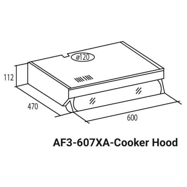 Fagor Conventional Cooker Hood AF3-607XA Fagor Conventional Cooker Hood AF3-607XA