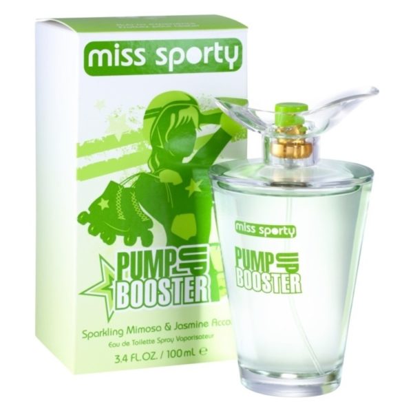 Miss Sporty Pump Booster Perfume For Women 100ml Eau de Toilette Miss Sporty Pump Booster Perfume For Women 100ml Eau de Toilette