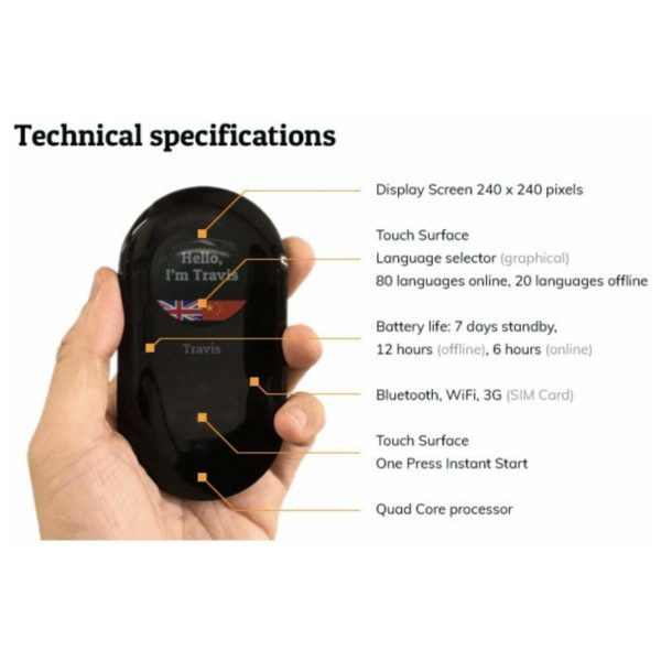 Travis The Translator Two Way Instant Digital Voice Translator 80 Languages For Learning Travis The Translator Two Way Instant Digital Voice Translator 80 Languages For Learning