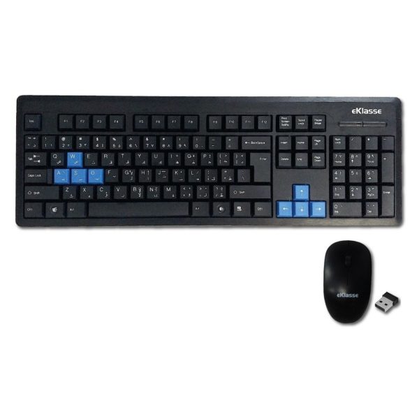 Eklasse EKWLKM05XM Wireless Keyboard & Mouse Combo Eklasse EKWLKM05XM Wireless Keyboard & Mouse Combo